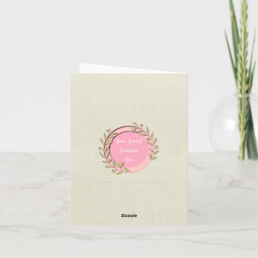 Elegante bloemframe: voor elke gelegenheid (Achterkant)