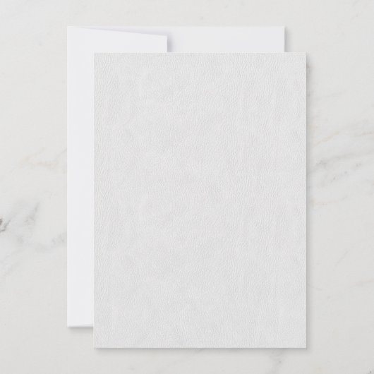 Elegante Bloemige Bruiloft Uitnodiging met Gouden  (Achterkant)