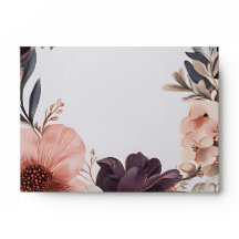Elegante Bloemige Envelop