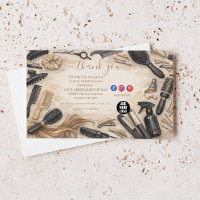 Elegante Bloemige Kapsalon Ontwerp