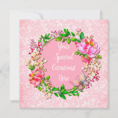 Elegante bloemlijst: voor elke gelegenheid kaart (Voorkant)