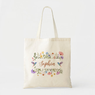 Elegante Bloemrijke Chic Kleurrijk Tote Bag