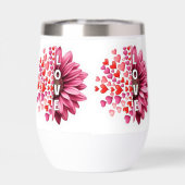 Elegante Bloemrijke Stemloze Wijntuimelaar (Achterkant)