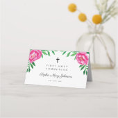 Elegante bloemschildering met waterverf pioenrozen (Achterkant)