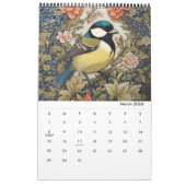 Elegante  Bloemvogels 2025 Kalender (Mar 2026)