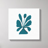 Elegante Bloom Stretched Canvas Print (Voorkant)
