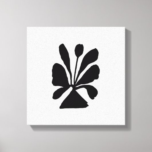 Elegante Bloom Stretched Canvas Print (Voorkant)