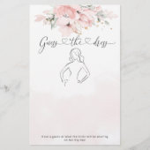 Elegante blos bloesem Raad de jurk bruids spel (Voorkant)