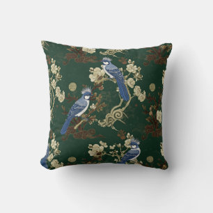 Elegante Blue Birds kussens