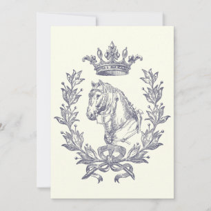 Elegante  Blue Horse Crown Laurel Kaart