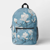 Elegante Blue Magnolia rugzak