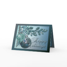 Elegante Blue X-Mas Ornamenten