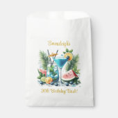 Elegante Blueberry Brunch 30e verjaardag viering Bedankzakje (Voorkant)