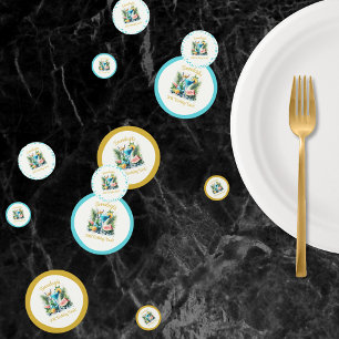 Elegante Blueberry Brunch 30e verjaardag viering Confetti