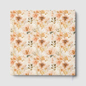 Elegante Blush Gold bruiloft gastenboek onderteken (Achterkant)