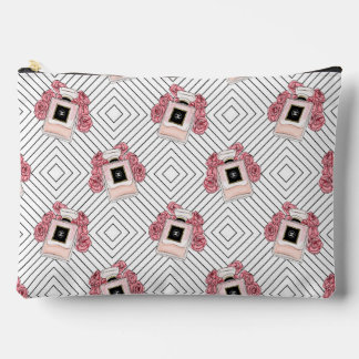 Elegante Blush Parfum Illustratie Make-up Zakje Etui
