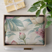 Elegante  blush pioenroos tissue papier (Geschenk)