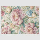 Elegante  blush pioenroos tissue papier (Voorkant)