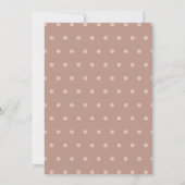 Elegante Blush Roze 60ste verjaardag uitnodiging (Achterkant)