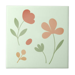 Elegante Blush & Sage – Minimalistische Keuken Teg Tegeltje