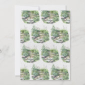 Elegante Boeken & Brunch Wildflower Vrijgezellenfe Kaart (Achterkant)