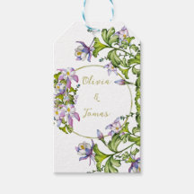 Elegante boeket van waterverf-aquilegia