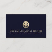 Elegante boekhoudkundige Visitekaartjes (Voorkant)