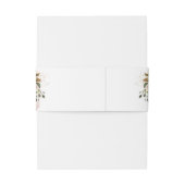 Elegante Boheemse boho blush roze gouden bruiloft Uitnodigingen Wikkel (Achterkant Voorbeeld)