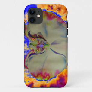 Elegante boho abstracte waterverf orchidee schilde iPhone 11 hoesje
