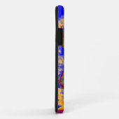 Elegante boho abstracte waterverf orchidee schilde Case-Mate iPhone case (Achterkant/rechts)