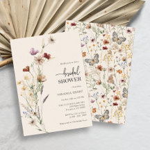 Elegante Boho Bloemachtige Bruiloftsdouche