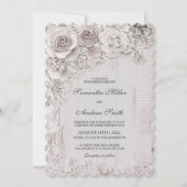 Elegante  Boho bruiloft Sjablonen Kaart (Voorkant)