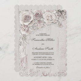 Elegante  Boho bruiloft Sjablonen Kaart