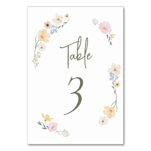 Elegante Boho Chic Pastel Bloemen bruiloft Kaart (Achterkant)