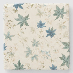 Elegante Boho  esdoorn laat bloemmotief Stenen Onderzetter