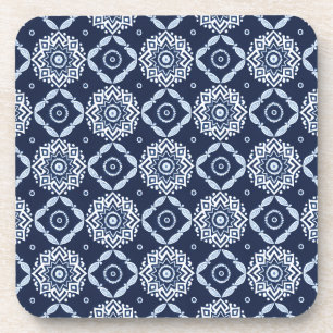 Elegante Boho Floral Pattern Onderzetters - Set va