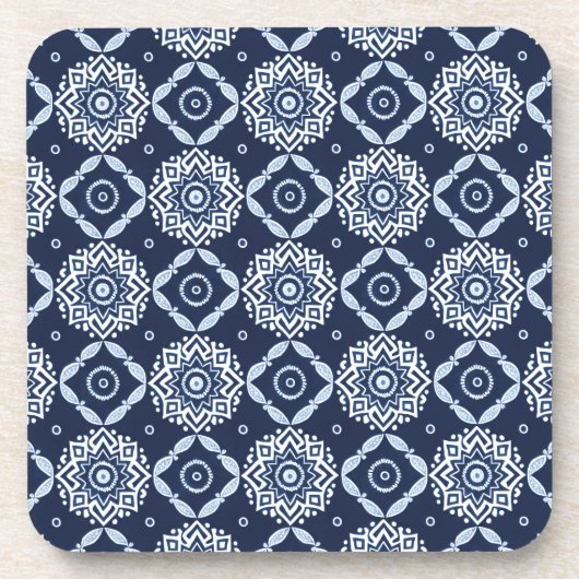 Elegante Boho Floral Pattern Onderzetters - Set va (Voorkant)