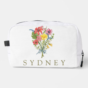 Elegante Boho Floral Wildflower Toilettasje