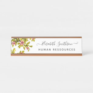 Elegante Boho Liberty op maat gemaakte professione Bureau Naambordje