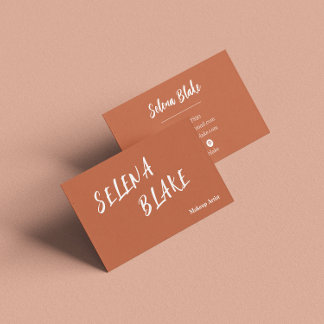 Elegante Boho Minimalist – trendy chique esthetiek Visitekaartje