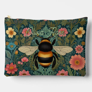 Elegante boho retro hommel lente bloemen etui