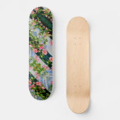 Elegante boho Roze rode waterverf rozen Skateboard (Voorkant)