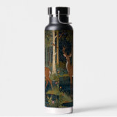 Elegante boho rustieke bos waterverf hert waterfles (Links)