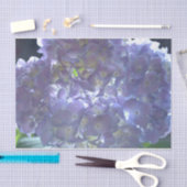 Elegante boho stoffige lichte paarse bloemen tissuepapier (Craft)