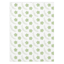 Elegante Boho Vintage Groene Bloemmotief Lente
