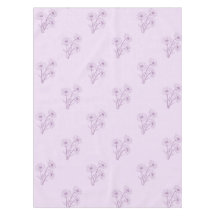 Elegante Boho Vintage Paarse Bloemmotief Lente