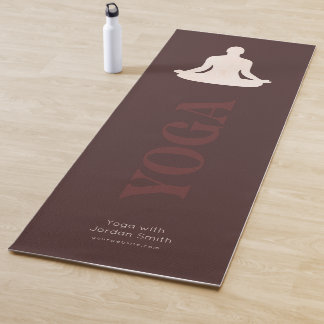 Elegante Boho Yoga Instructeur Promotie Yogamat