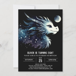 Elegante Bold Dragon verjaardag Kaart