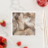 Elegante bonttextuur servet (Insitu)