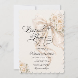 Elegante Boog Bloemige Bruiloftsborrel Kaart